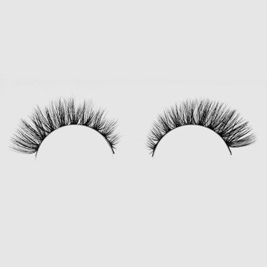 LOVENUE – Curled, silk faux lashes on a band – No 8 Butterfly