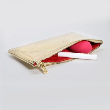 Vanity case with red interior.